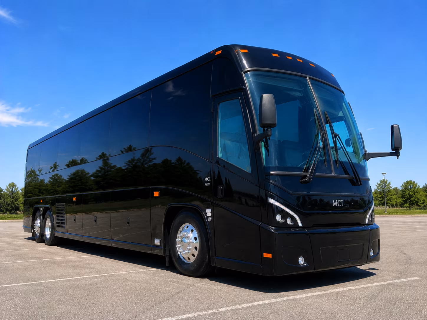 santa monica bus rental service area