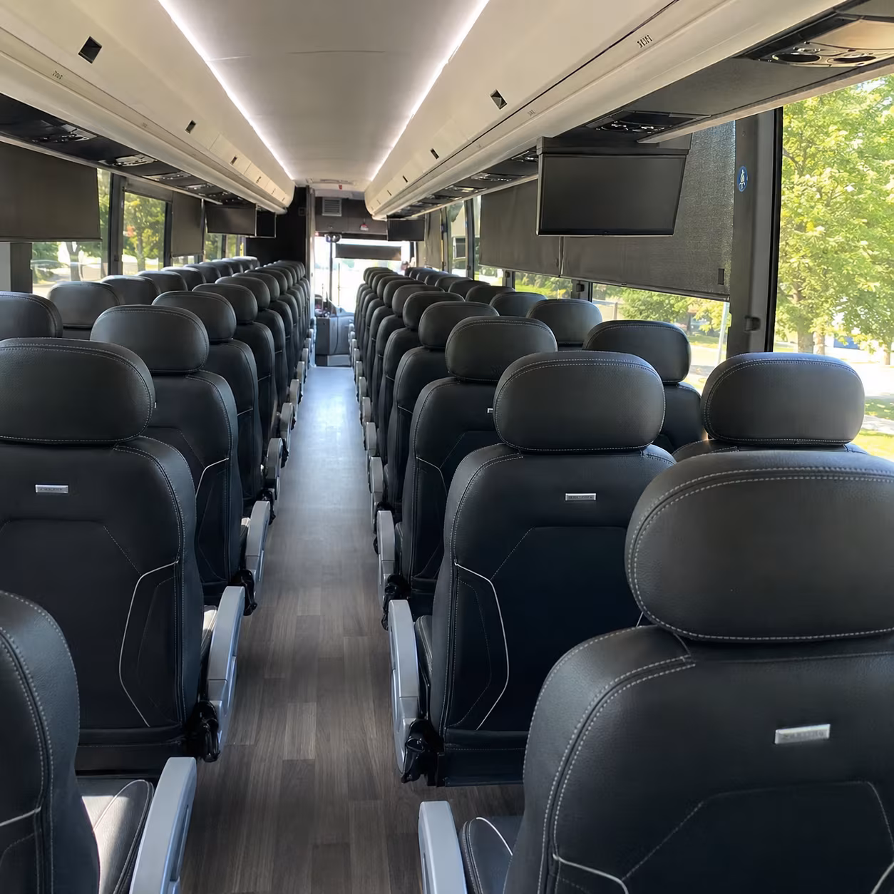 santa monica corporate event transportation onboard seating