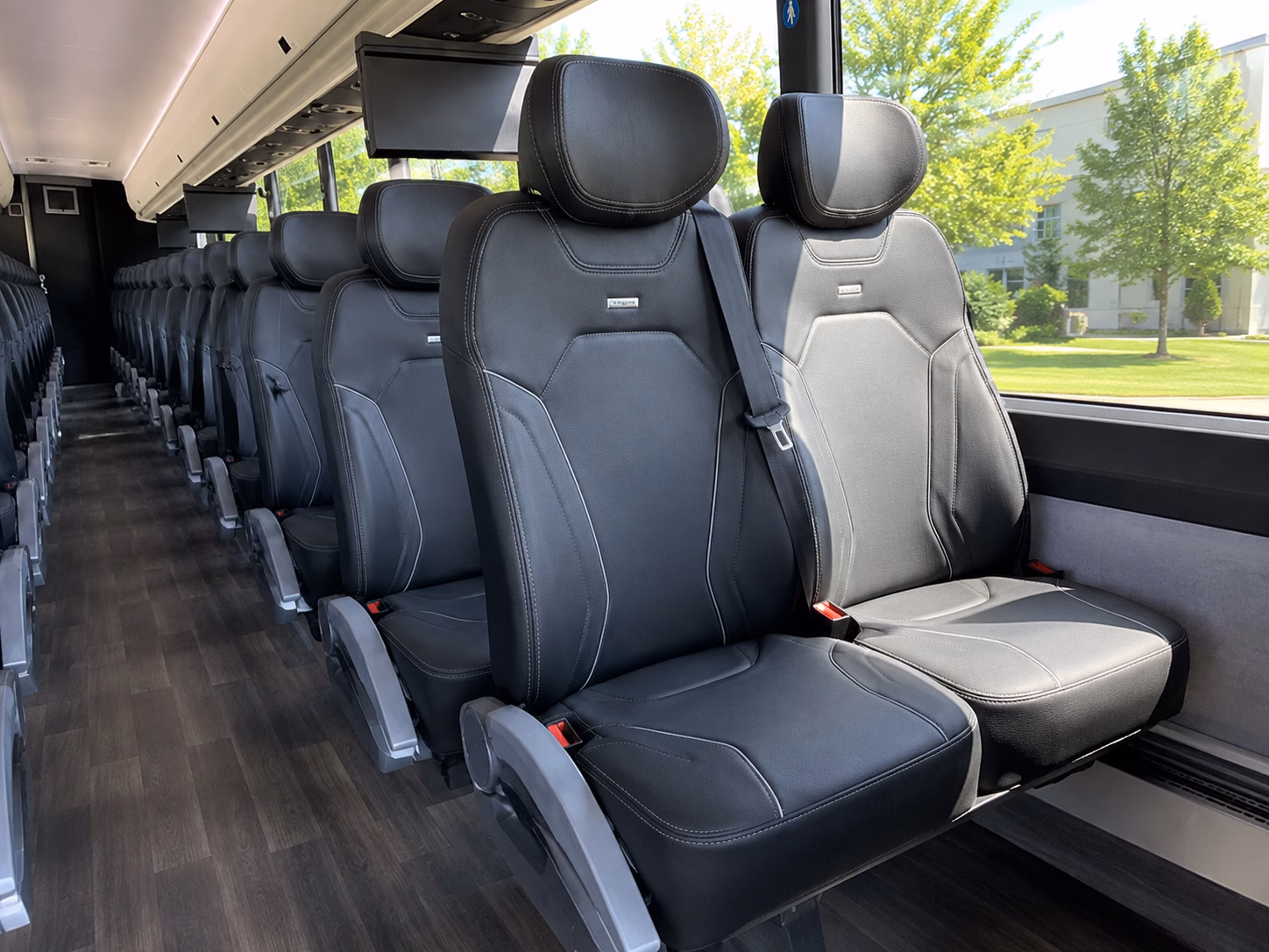 santa monica religious group transportation onboard seating
