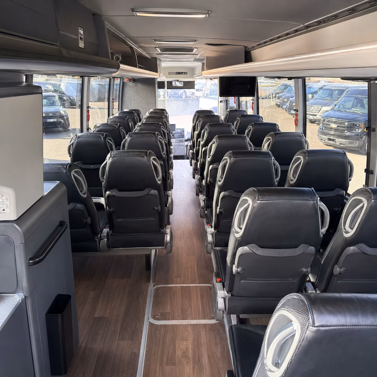 santa monica school event transportation onboard seating